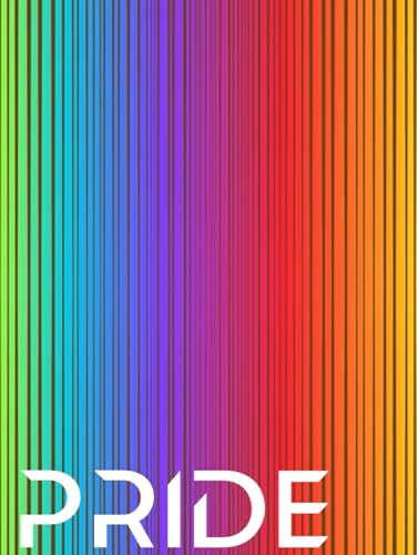 Pride : Minimalist Decor Book For Coffee Tables, Shelves, Interior Design, Luxury Decoration, Home Style, Stackable, Bookshelves (LGBTQ+ PRIDE)