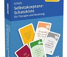Selbstakzeptanz-Schatzkiste für Therapie und Beratung: 120 Karten mit 20-seitigem Booklet in stabiler Box, Kartenformat 5,9 x 9,2 cm (Beltz Therapiekarten)