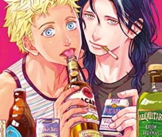 Liquor & Cigarette: Humorvoller Yaoi-Einzelband um einen Trinkwettberwerb mit romantischen Folgen